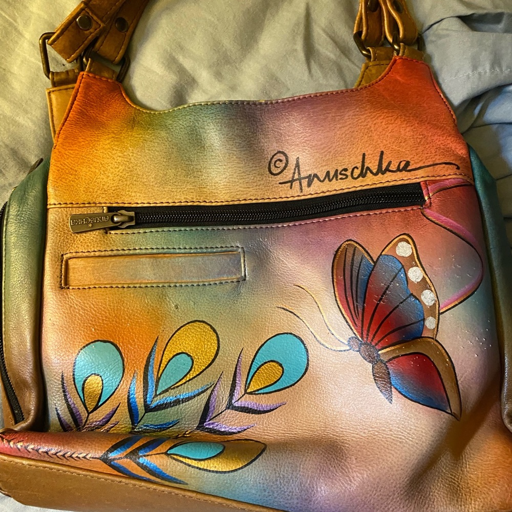 Annushka BRAND NEW hand painted bag